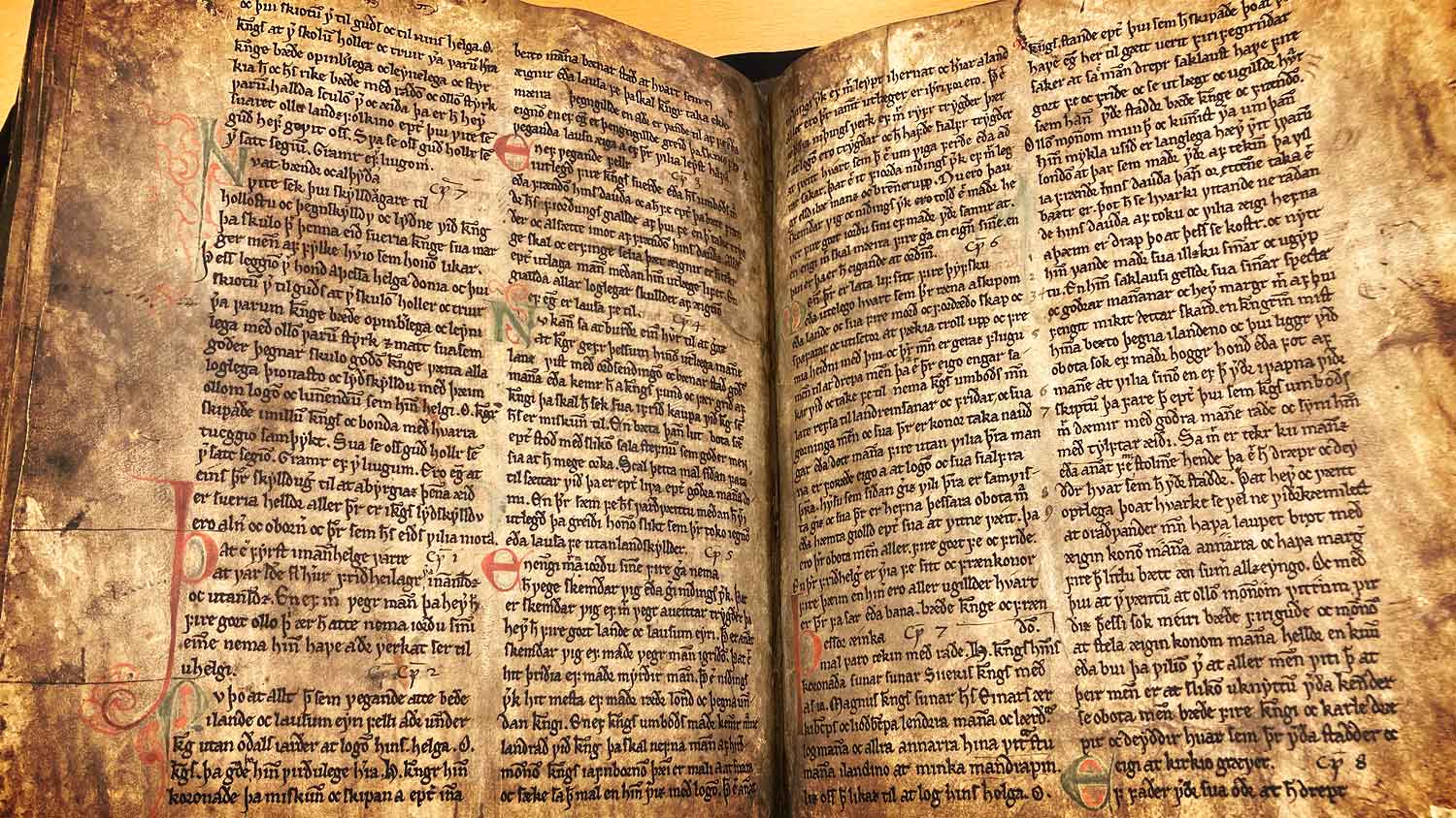 A medieval pergament manuscript